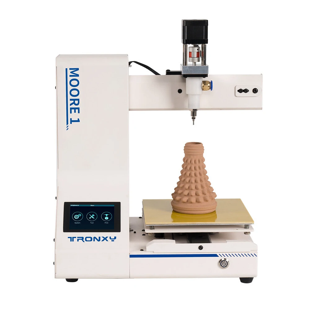 [EU/US Direct] TRONXY® Moore 1 3D-Drucker 180x180x180mm für Töpferkunst 3D-Drucker, antike Keramik-Keramik-3D-Drucker mit Flüssigabscheidungsmodellierung