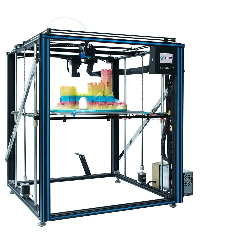 [EU/US Direct] TRONXY® X5SA-500PRO Verbesserter Aluminium-3D-Drucker 500*500*600mm Großes Druckformat Mit Titan-Extruder Ultra-leiser Modus OSG Dual-Achsen-Führung