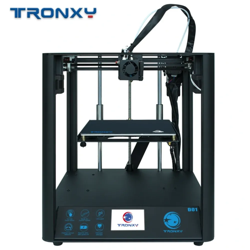 [EU/US Direct]TRONXY® D01 Schneller Aufbau 3D Drucker Ultra-Leiser Modus Titan Extruder Acryl-Maske Optionale Stromwiederaufnahme Filamenterkennung