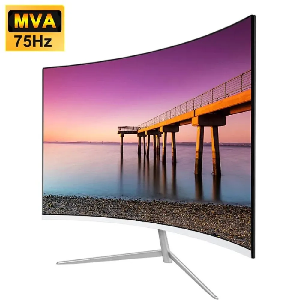 Für Black Myth: WuKong FYHXele 24/27 Zoll Gebogener 75Hz Gaming Monitor MVA FHD 1080P Computerdisplay 2800R HDMI/VGA DCR Augenschutz VESA 100*100 2ms Reaktionszeit