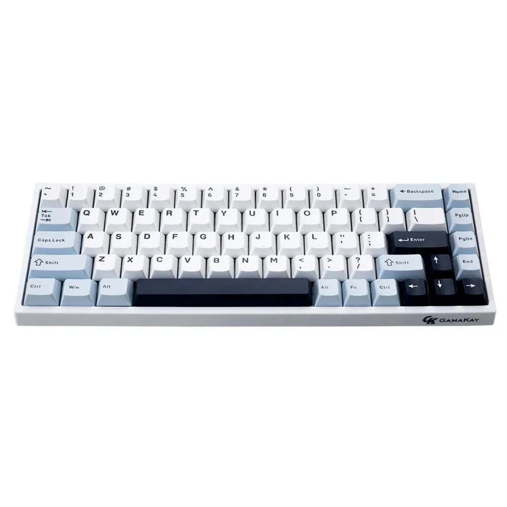 Gamakay TK68 HE 65% Hall Effect mechanische Tastatur 68 Tasten RGB Hot-Swappable benutzerdefinierte magnetische Schalter PBT Tri-Mode drahtlose Gaming-Tastatur