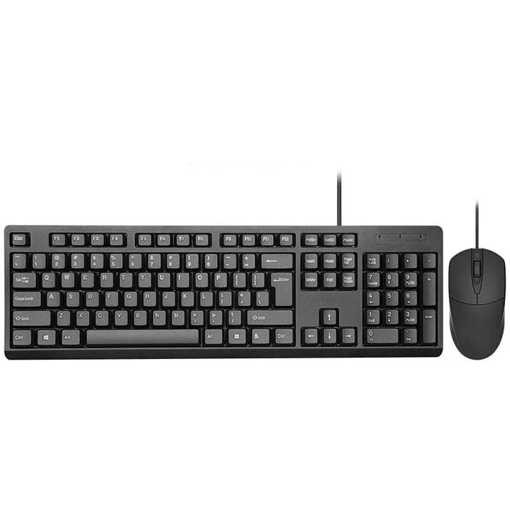 KB-01 USB-Kabeltastatur und Maus-Set für Heim, Büro und Gaming