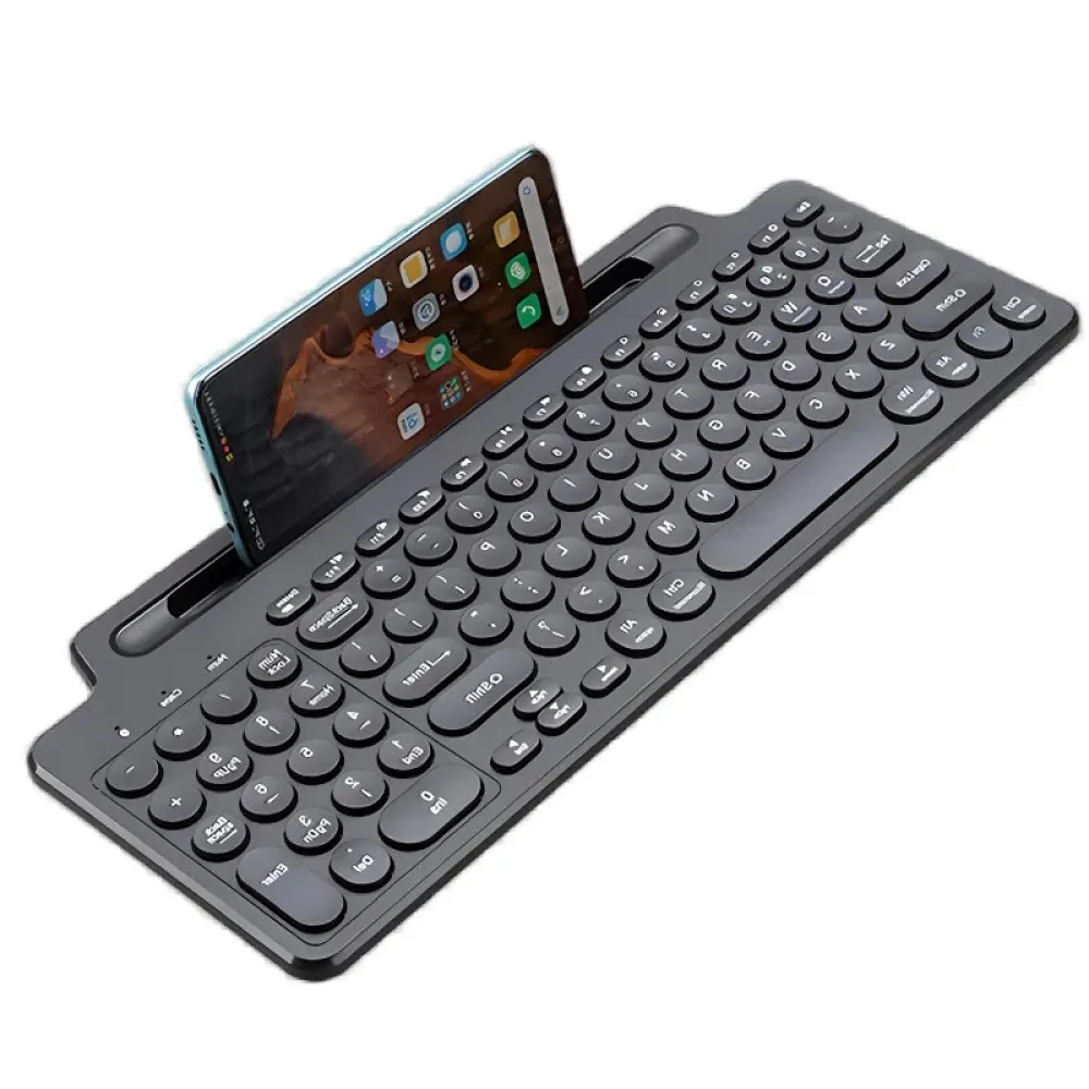 Mini-Touchpad-Tastatur kabellose Bluetooth-Tastatur mit Kartenschlitz Universal 2.4G Gamer Keypad für Windows Android IOS Tablet PC Zubehör