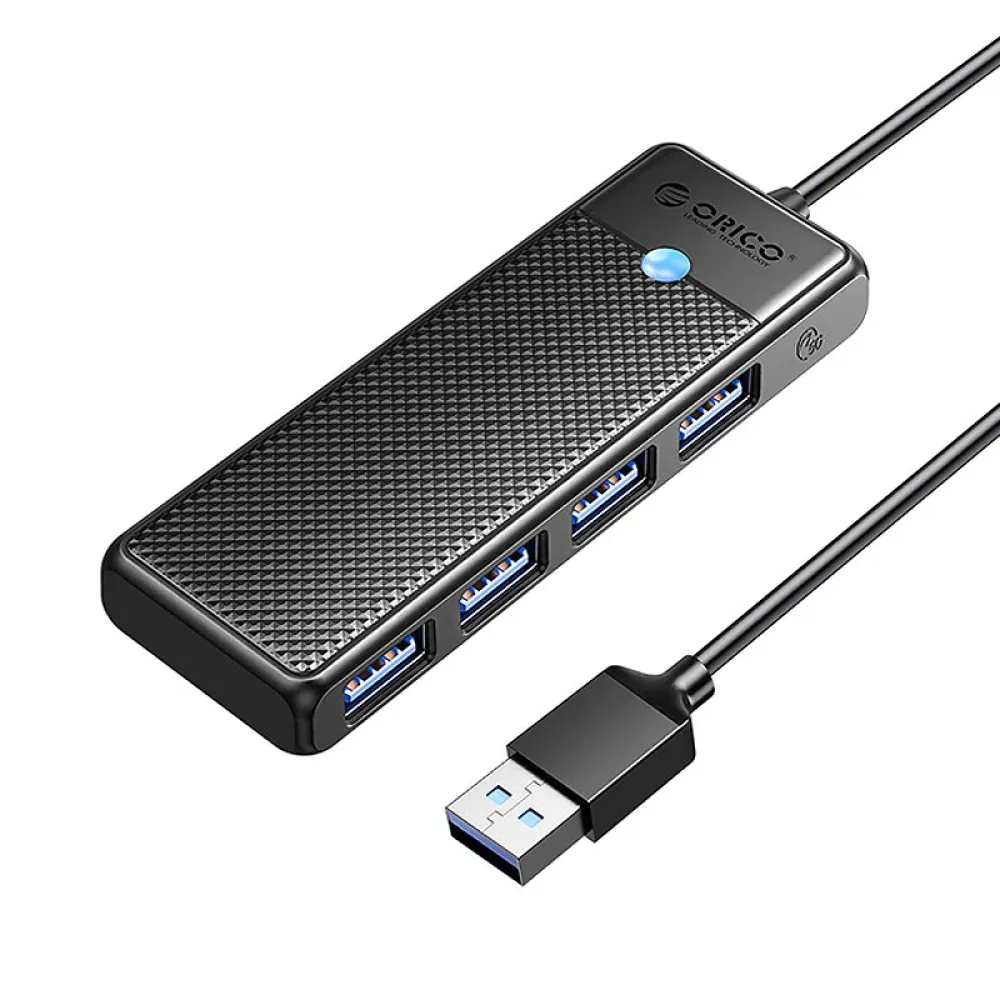 Orico 4-in-1 USB3.0 Hub Docking Station. USB Adapter mit USB3.0*4 für PC Laptop Computer Matebook MacBook Pro