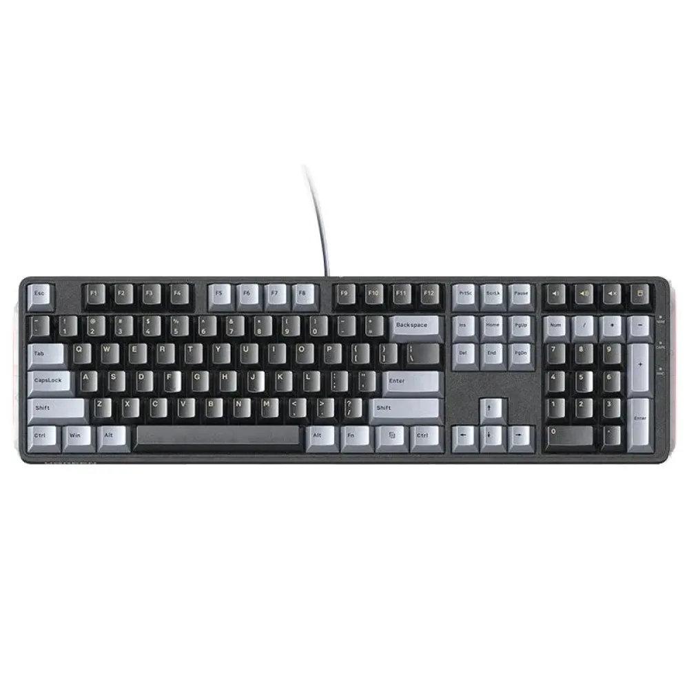 UGREEN KU103 108-Tasten Kabelgebunden Mechanische Gaming Tastatur Stille Struktur PBT Tasten Rot Schalter LED Hintergrundbeleuchtung USB-C Ergonomie E-Sport Gaming Tastaturen für PC Laptop