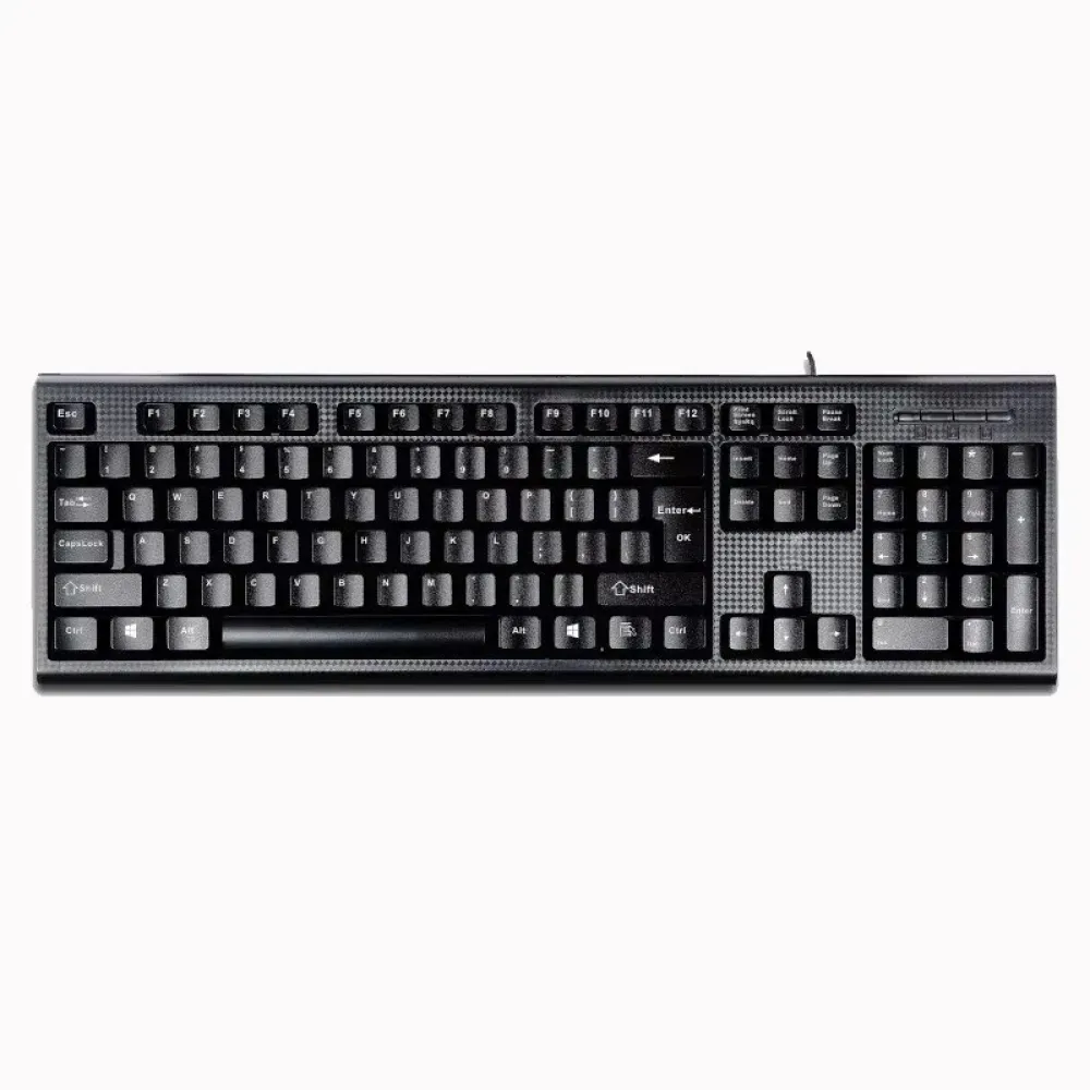 ZGUANGBA Q9 Verkabelte Gaming-Tastatur Tastengefühl Spritzwasserfest Ergonomie für PC Desktop-Computer USB Verkabelte Tastaturen