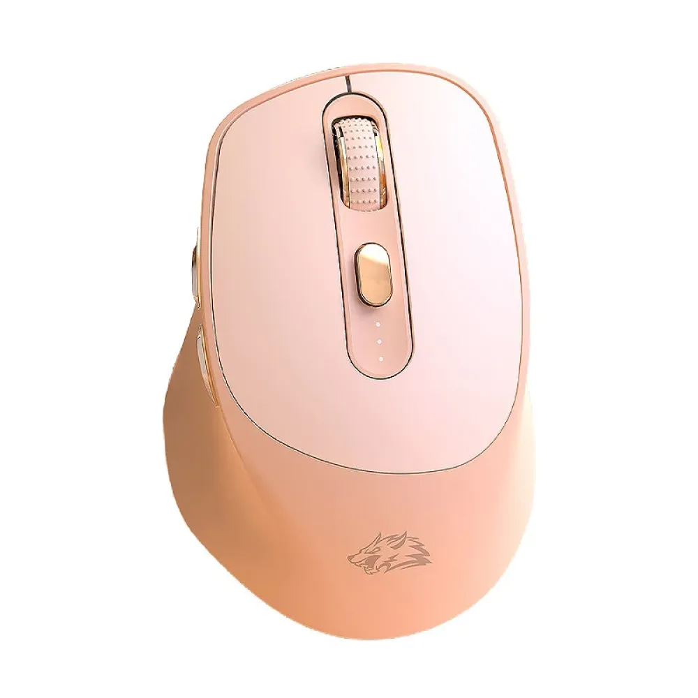 ZIYOULANG X7 Dual-Mode-Gaming-Maus mit 1200-4000 DPI-Einstellung, Type-C-Ladefunktion, geräuschlose Mäuse 2.4G & BT für Home Office Computer