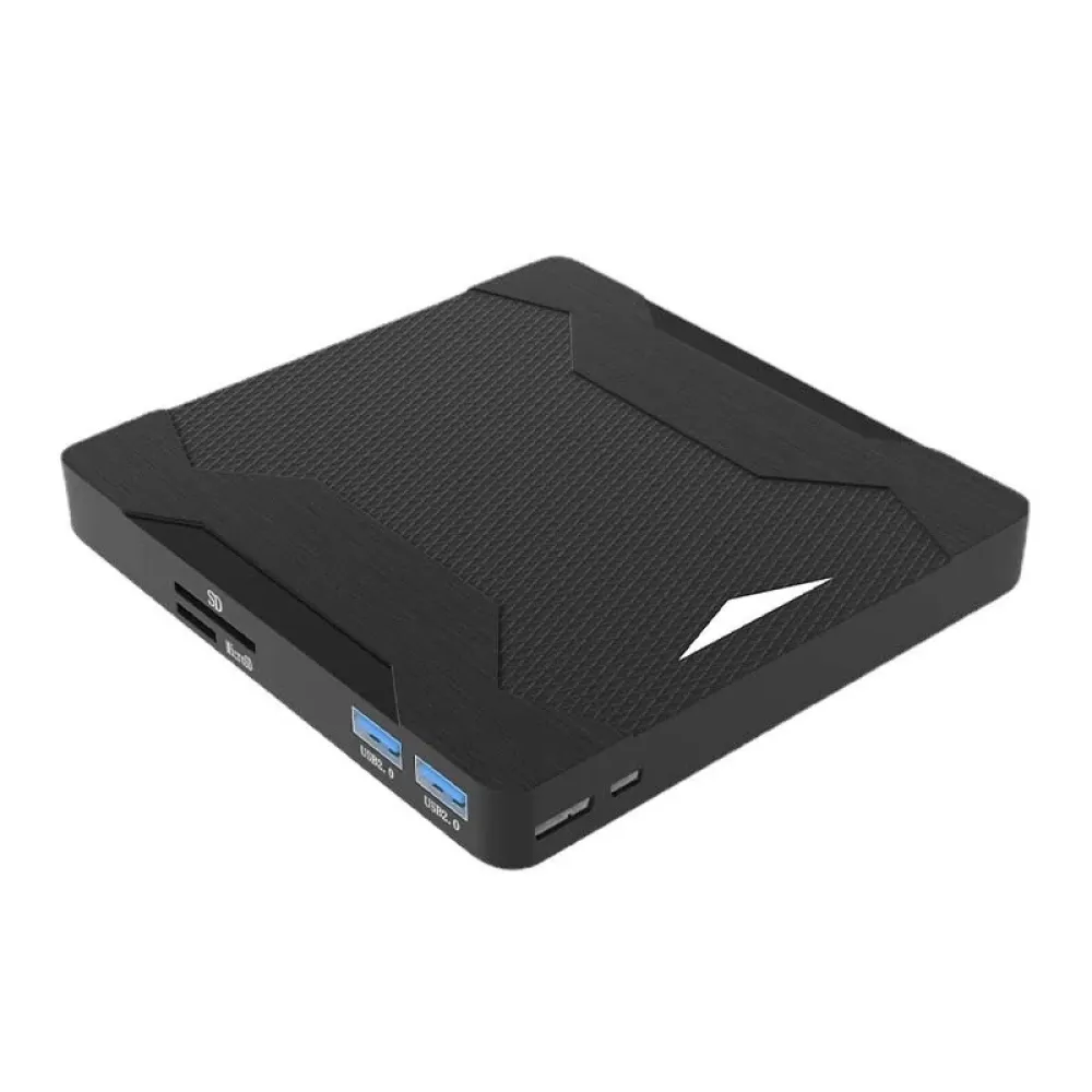 Externer DVD-Brenner USB3.0 Typ C Multifunktionsrekorder 4-in-1 CD-Player Treiber TF/SD-Schnittstelle für PC Notebook