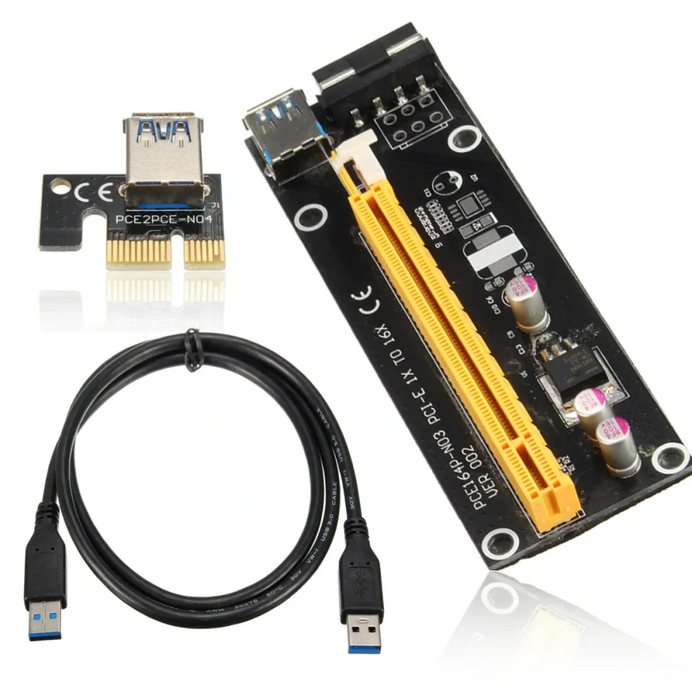 PCI-E USB 3.0 Erweiterungskarte Adapter Set 4Pin IDE für 1x / 4x / 8x / 16x PCI-E Hauptplatine