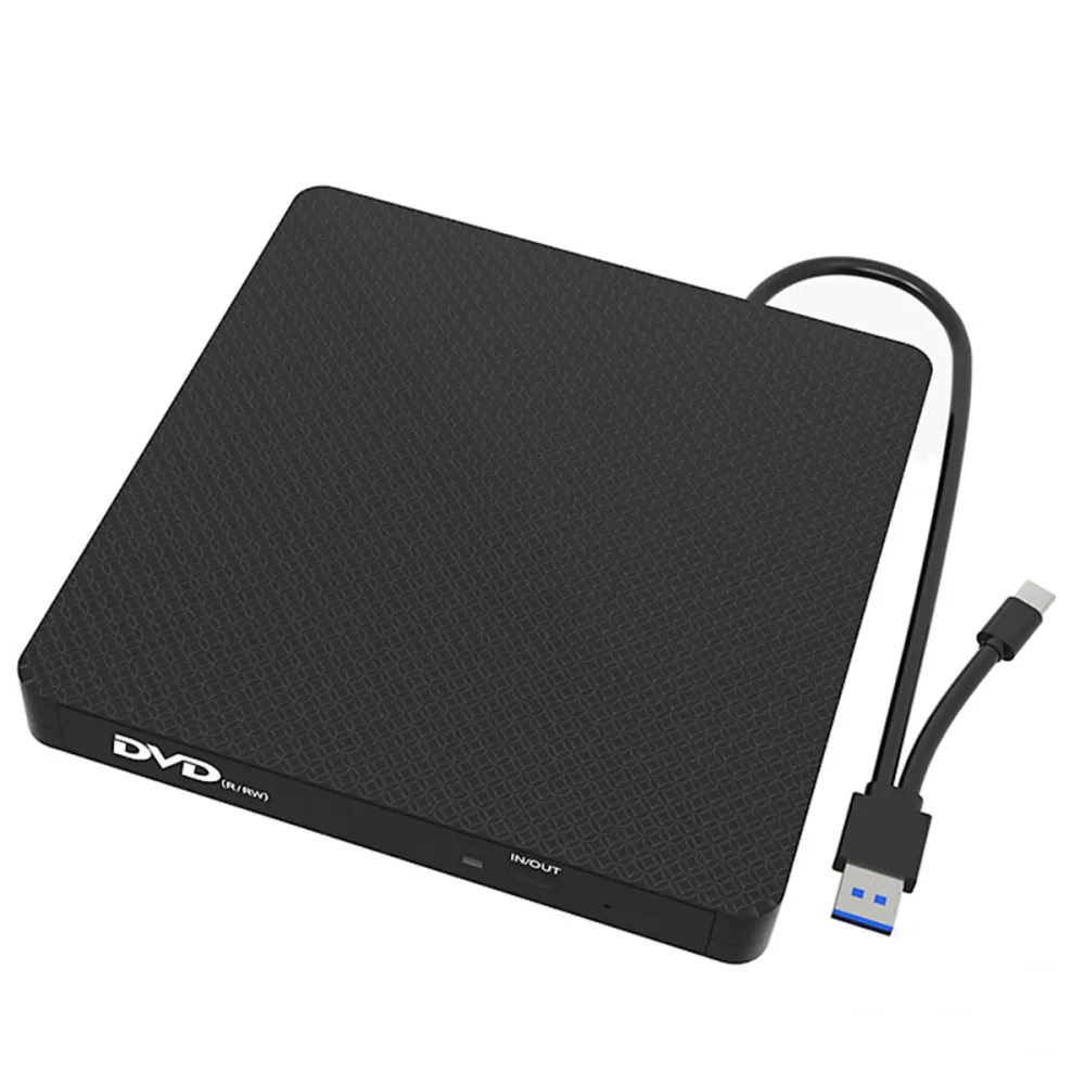 USB3.0 Typ-C CD DVD Externer optischer Laufwerk DVD-RW Player High-Speed Datenübertragung Externe Brenner Writer ReWriter für Computer PC Laptop XD009