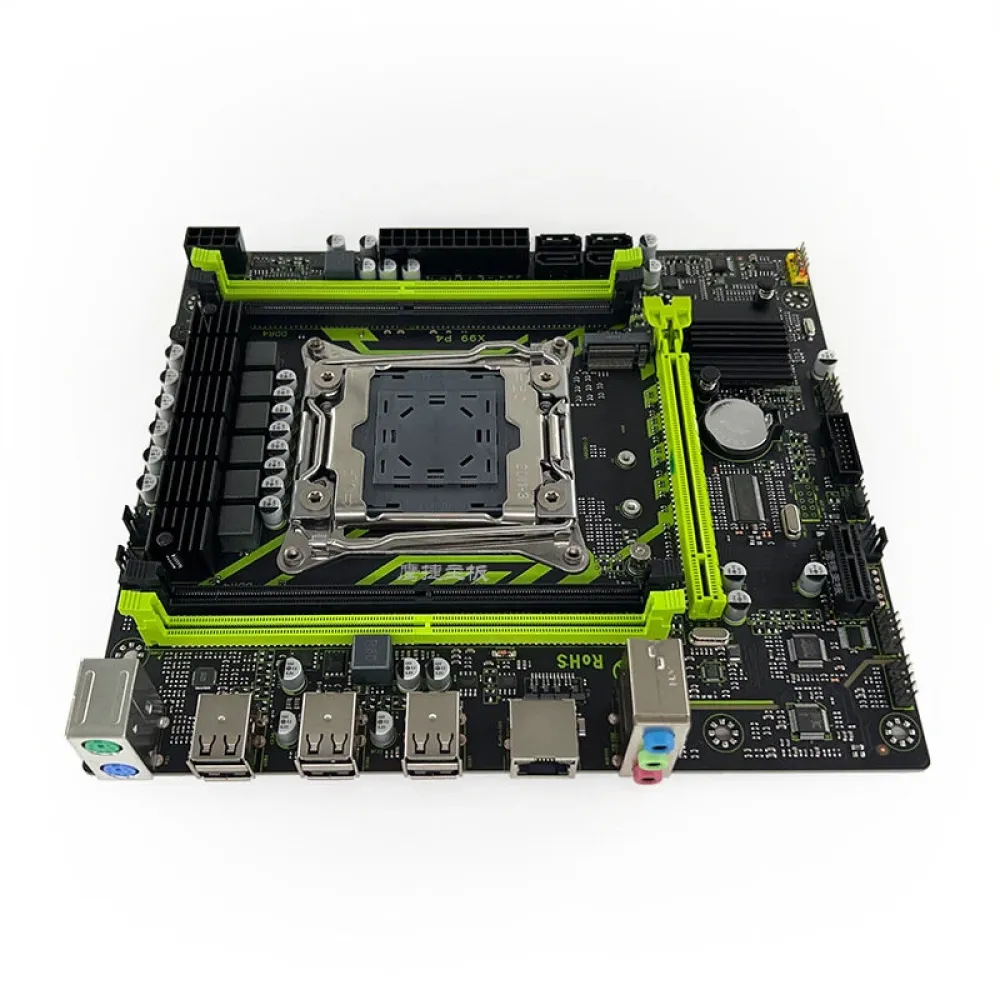 X99 P4 Motherboard Set Kit mit Intel LGA 2011-3 Intel Xeon E5 V3&V4 CPU DDR4 RAM-Speicher NVME M.2 SATA.