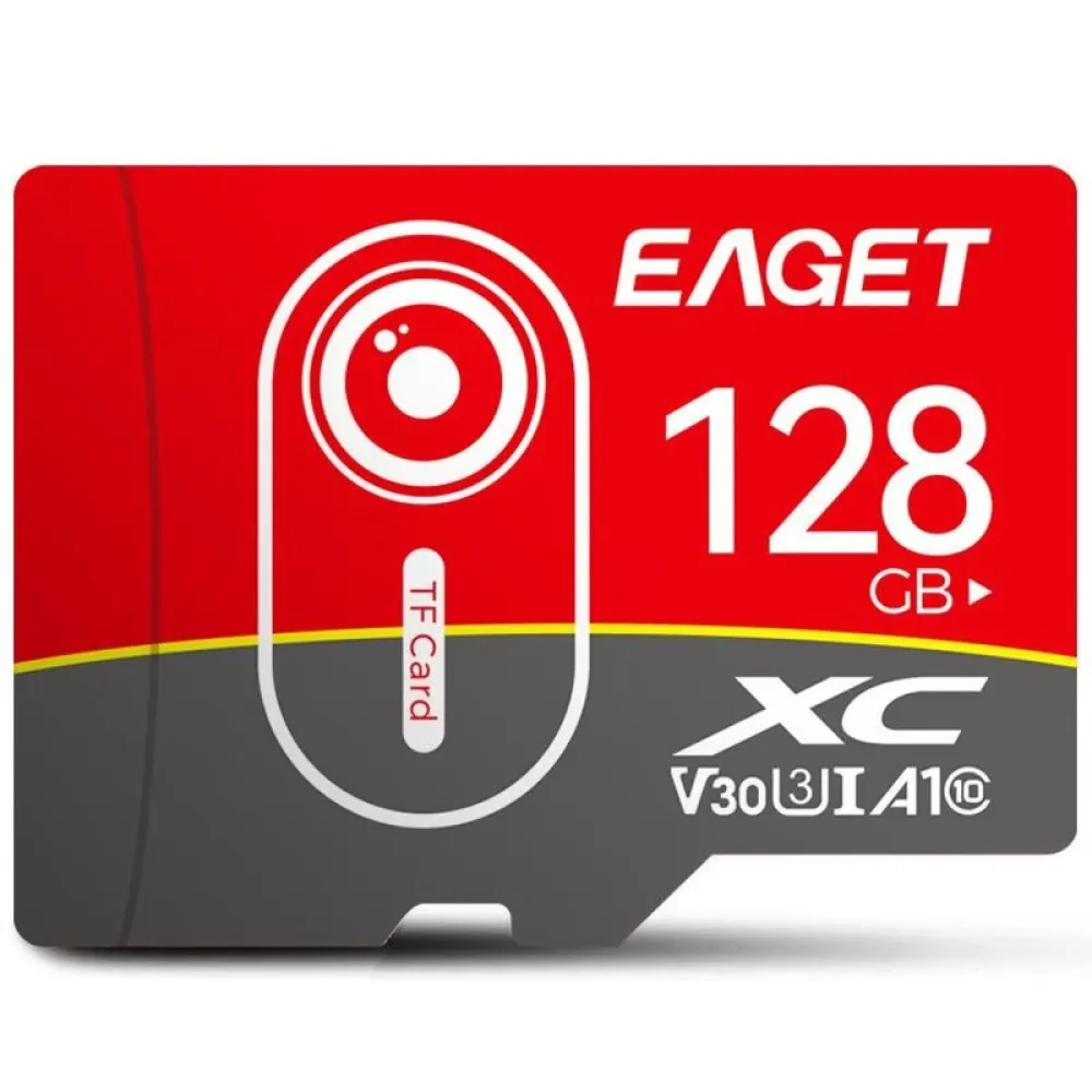 EAGET T1 TF Speicherkarte 128GB 64GB 32GB Klasse 10 U3 Hochgeschwindigkeits-Flash-Speicherkarten für Telefon,Fahrrecorder,Kamera