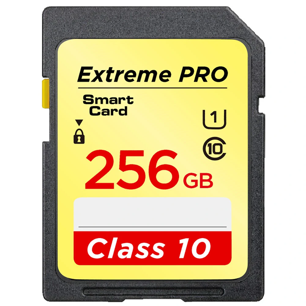 Extreme Pro SD-Karte 256GB 128GB 64GB 32GB Flash-Speicherkarte C10 HD-SDXC-SDHC-Karte für Canon für Sony SRL-Kamera