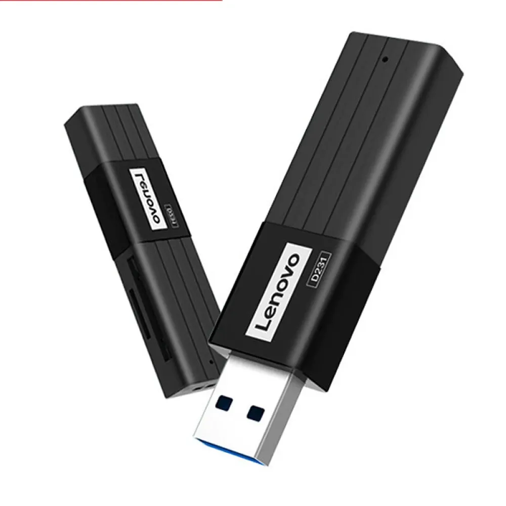 Lenovo D231 2-in-1 SD/TF Kartenleser USB3.0 mit dualem Anschluss