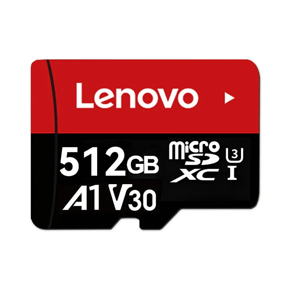 Lenovo T1 U3 Highspeed-TF-Speicherkarte 512 GB Micro-SD-Karte Flash-Karte Smart-Karte für Telefon, Kamera, Fahrrekorder