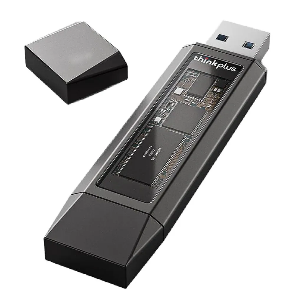 Lenovo Thinkplus TU203 USB3.2 USB-Flashlaufwerk und Type-C Dual-Interface SSD 512G/256G/128G 450M/s High-Speed-Pendrive U-Disk für PC Laptop Computer