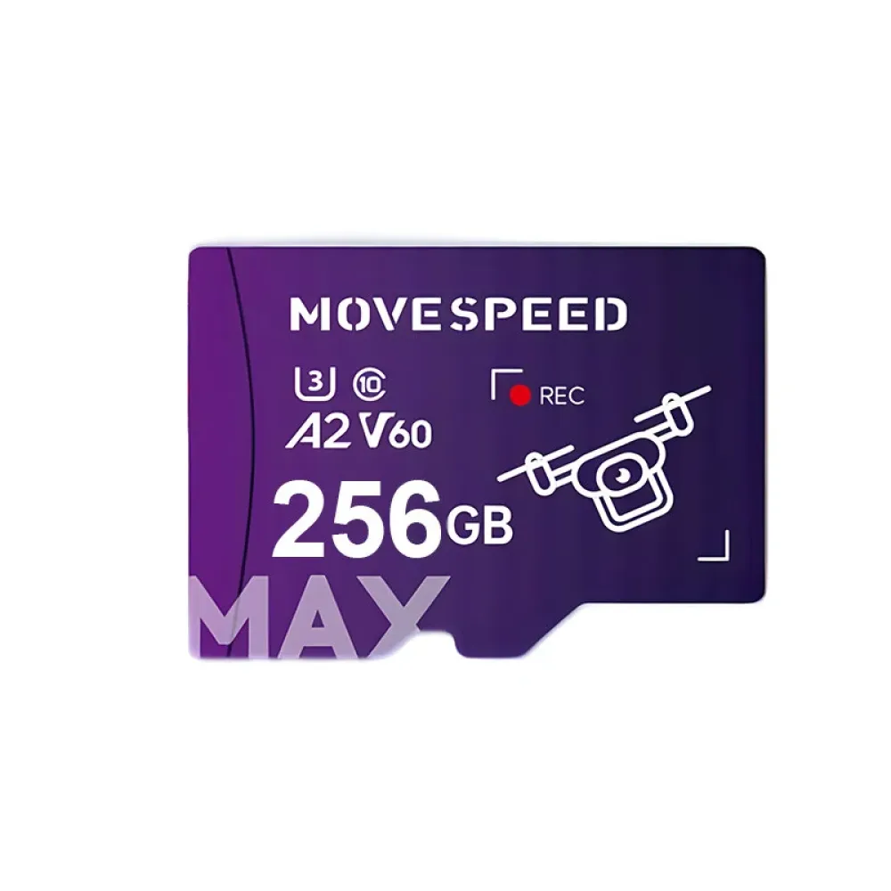 MOVESPEED MAX 160MB/s TF-Karte High Speed U3 V60 512G 256G 128G Flash-Speicherkarte für Telefon, Kamera, Dashcam und Drohne