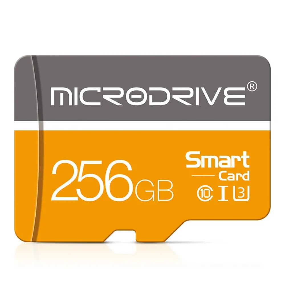 Microdrive 128GB 256GB TF-Speicherkarte Klasse 10 Hochgeschwindigkeits-Micro-SD-Karte Flash-Karte Smart-Karte für Fahrtenschreiber Telefonkamera