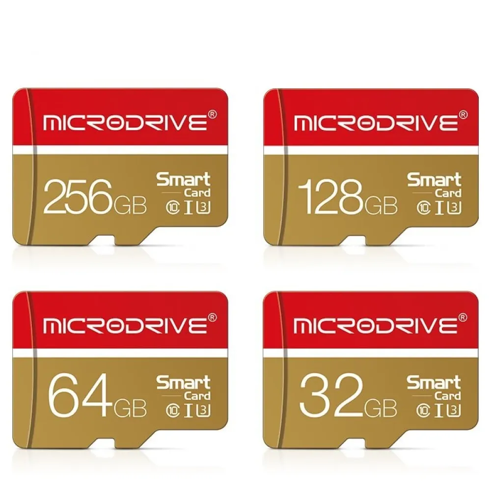 Microdrive CLASS10 Hochgeschwindigkeits-TF-Speicherkarte mit 32 GB 64 GB 128 GB 256 GB Micro-SD-Karte Flash-Karte Smart Card für Fahrrekorder Telefon Kamera