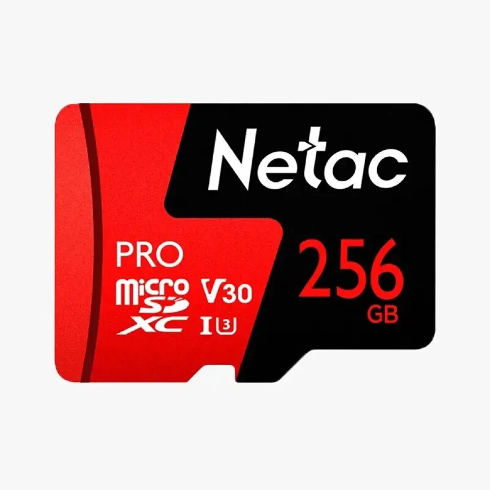 Netac P500 TF Speicherkarte 64GB 128GB 256GB U3 V30 Klasse 10 Hochgeschwindigkeits-Micro-SD-Karte für Telefon Kamera Fahrrekorder