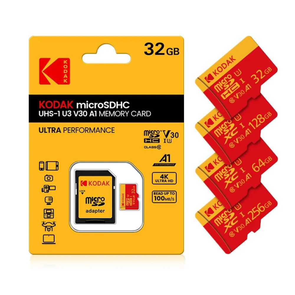 TF-Speicherkarte MicroSD-Karte Klasse 10 64GB 128GB 256GB U3 4K Hochgeschwindigkeits-Flash-Speicherkarten für Telefon Dashboard-Kamera