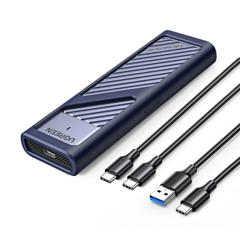 UGREEN M.2 NVMe SATA SSD Gehäuseadapter 10Gbps USB 3.2 Gen2 USB-C Externes Gehäuse unterstützt M und B&M Schlüsselschnittstellen