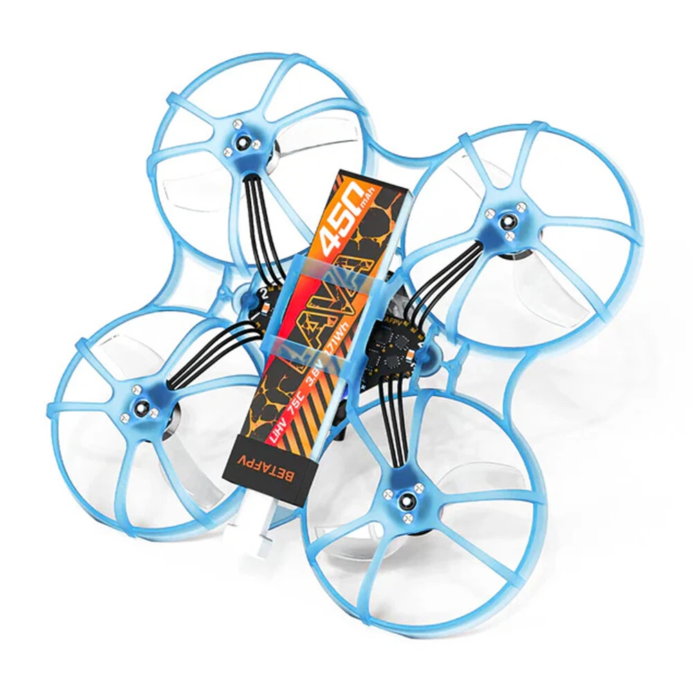 21g Betafpv Air75 1S 75mm Brushless Whoop RC FPV Racing Drone BNF mit 0802SE 23000KV Motor 5.8G 400mW VTX