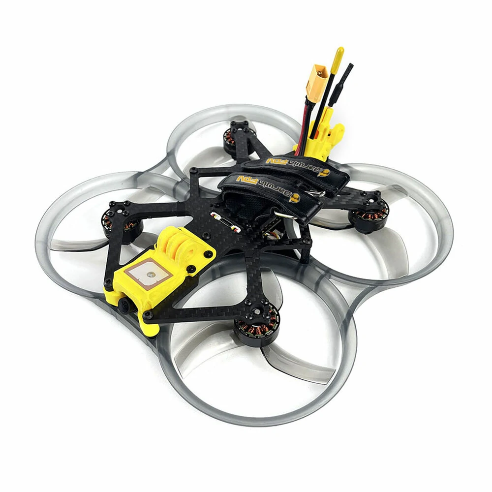 DarwinFPV CineApe35 Analog DJI O3 HD True-X 3,5 Zoll 4S 6S Whoop FPV Racing Drohne BNF mit F4 35A AIO ELRS