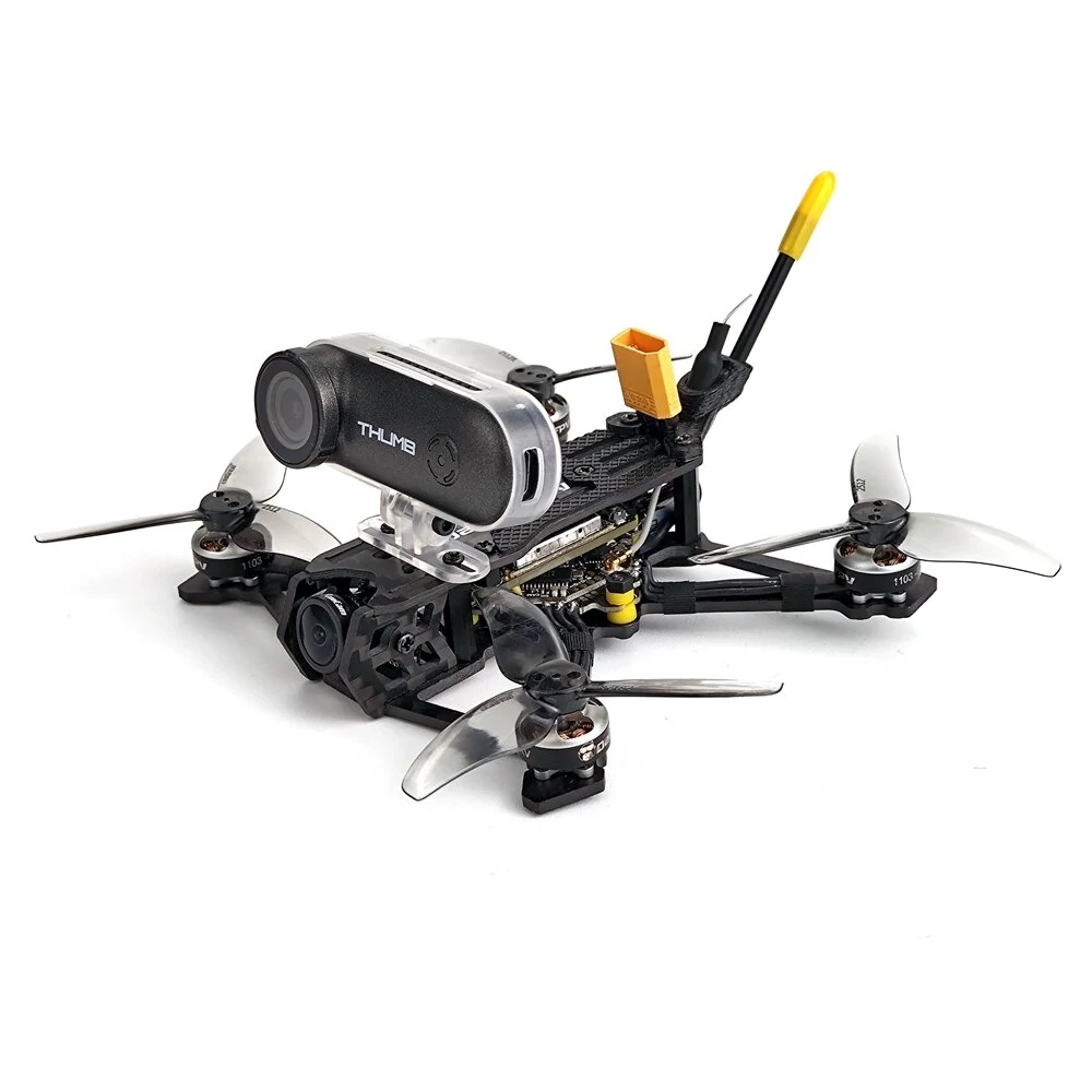 DarwinFPV TinyAPE Freestyle 2.5" 2-3S FPV Renn-RC-Drohne mit RunCam Nano4 1103 Motor 600mW VTX Thumb Kamera Unterstützt ELRS