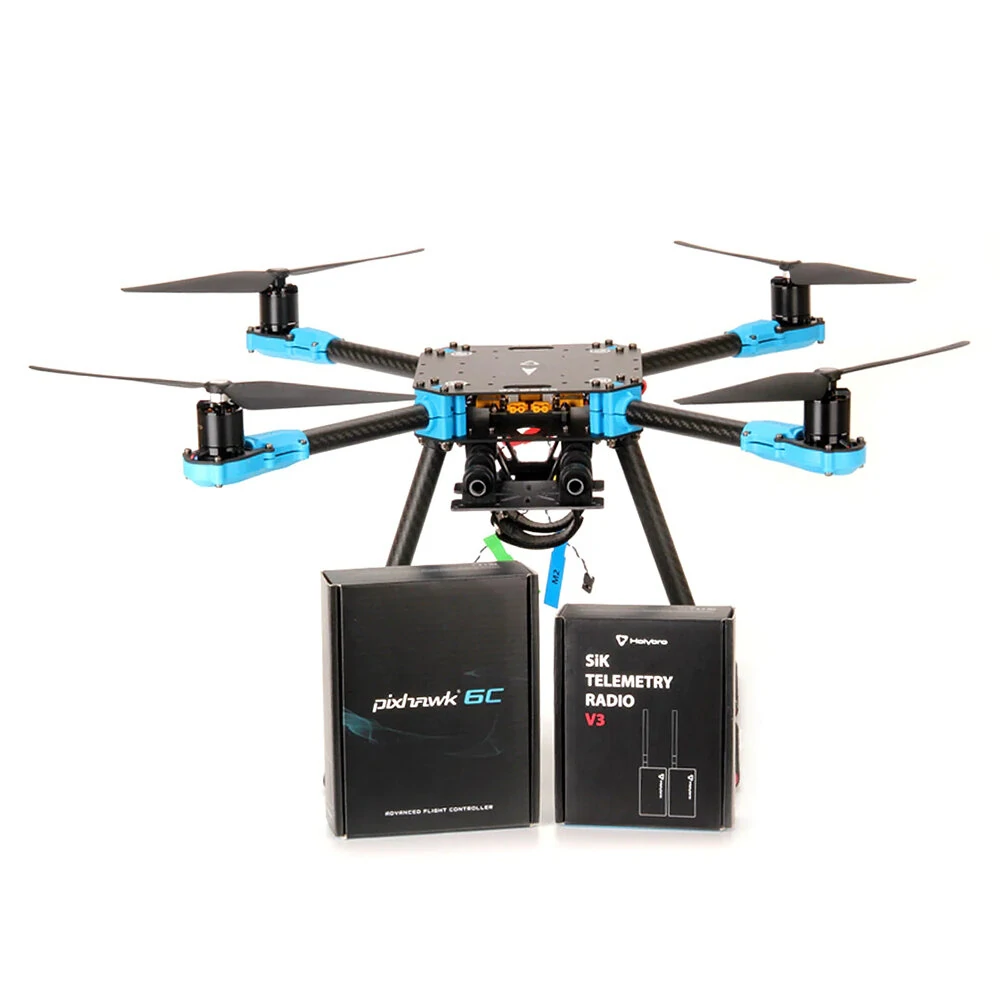 PX4 Development Kit X500 V2 Pixhawk 6C / 6X Autopilot Flight Controller M10N GPS SiK Telemetrie Radio Combo