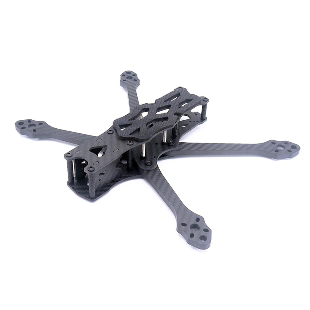 TEOSAW APEX DC5 245 mm Radstand 5 Zoll / DC7 340 mm Radstand 7 Zoll Rahmenkit kompatibel mit DJI O3 Luftmodul VISTA Luftmodul Analog VTX FPV-Renn-Drohnen