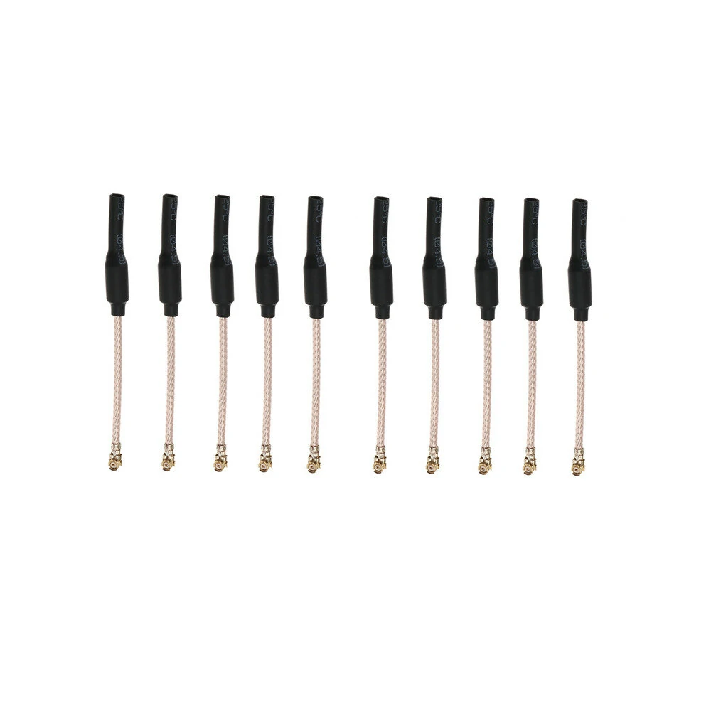 10pcs HGLRC 9cm 90mm 5.8G 2dBi U.FL IPEX IPX Omni-Direktionale Lineare Messing FPV Antenne RG178 Für RC Drohne