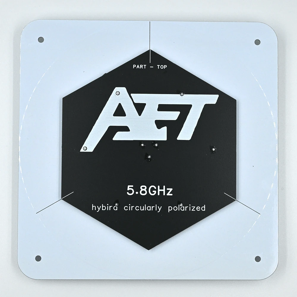 AET 5,8GHz 17dBi Richtantenne mit zirkularer Polarisation für Langstrecken-RC-Drohnen