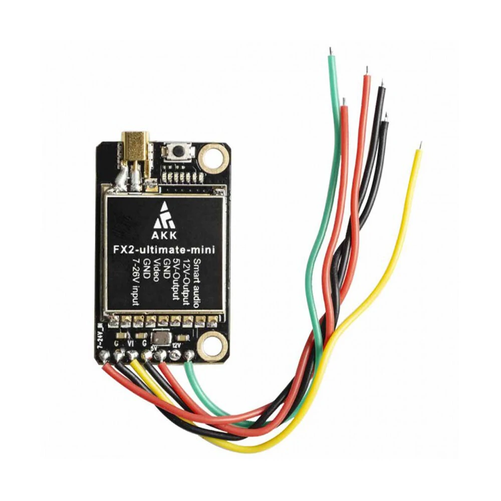 AKK FX2 Ultimate Mini Internationaler 5.8GHz 40CH 25mW/200mW/600mW/1200mW Umschaltbarer FPV Sender