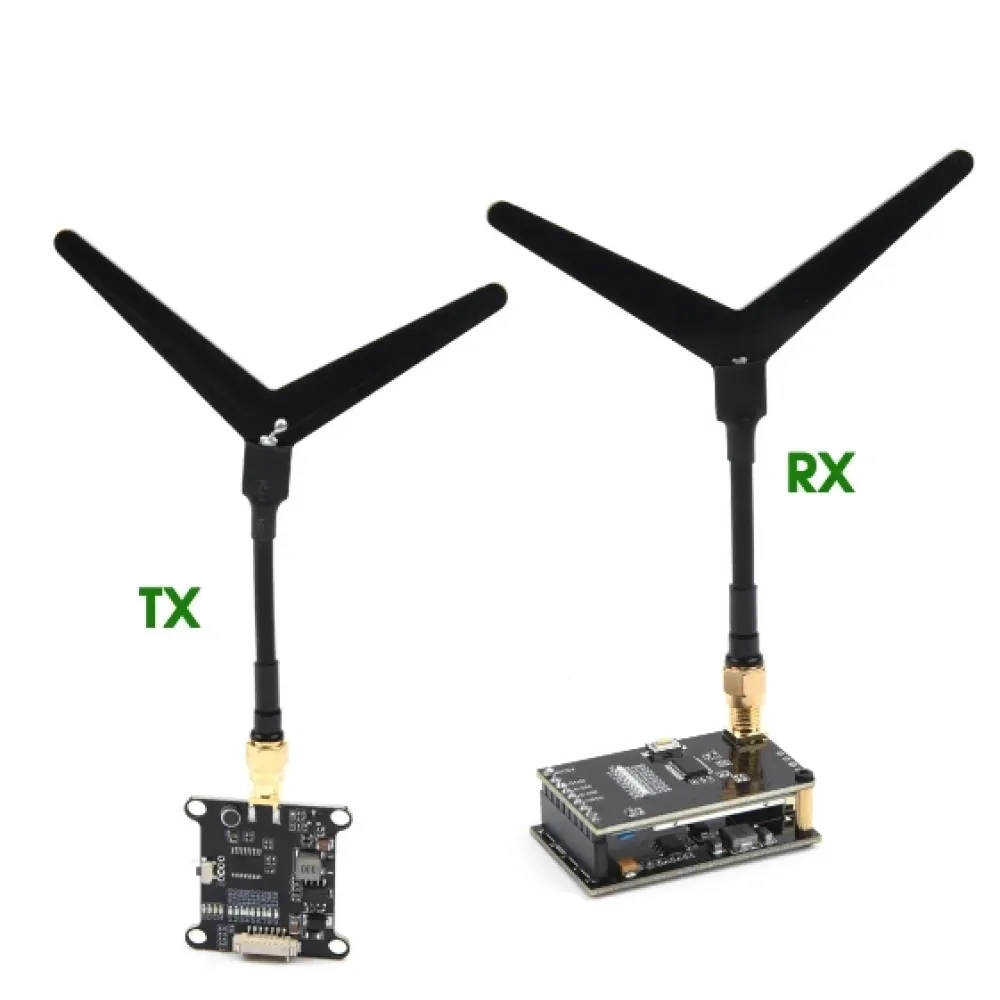 FPV 1,2 GHz 0,1 mW/25 mW/200 mW/800 mW 9CH Transmitter VTX & Receiver VRX FPV Combo für RC-Drohne Flugzeug Long Range