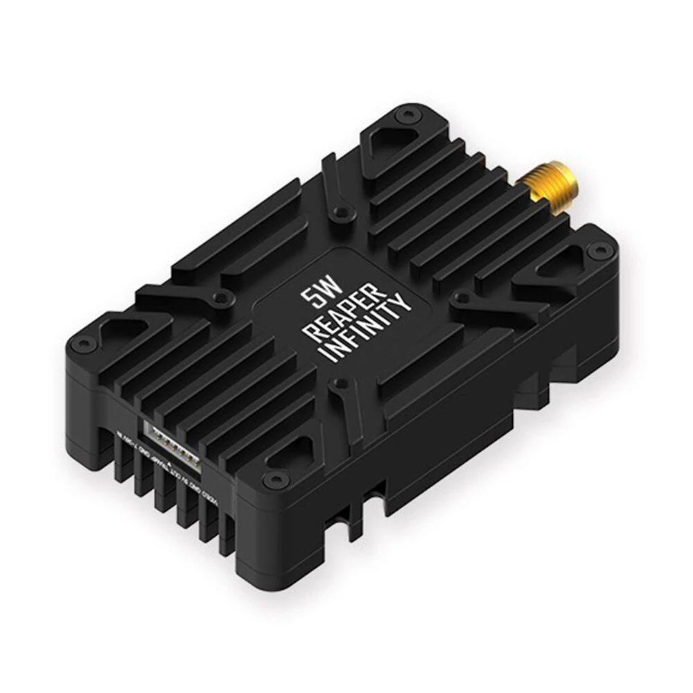 Foxeer 4.9G~6G Reaper Infinite V2 5W 80CH VTX FPV-Sender für RC-Drohne mit großer Reichweite