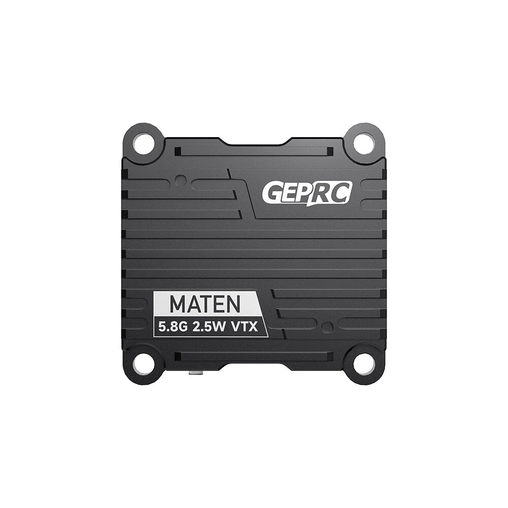 GEPRC MATEN 5.8G 25mW/200mW/600mW/1600mW/2500mW/Pit-Modus 72CH VTX Langstrecken Hochleistungs-Mikrofon-Sender für FPV RC Drone