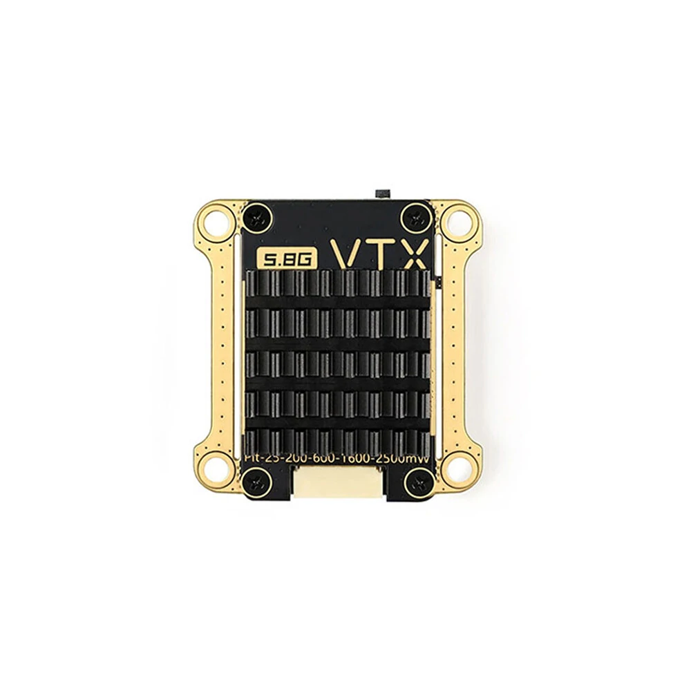 GEPRC RAD VTX 5.8G PitMode/25mW/200mW/600mW/1600mW/2500mW 7-36V 2.5W FPV-Sender mit MMCX-Antenne für RC-Drohne mit großer Reichweite