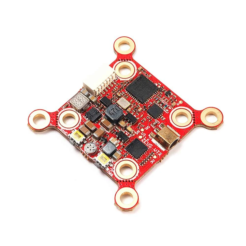 HGLRC Zeus VTX 5.8G 40CH PIT/25/100/200/400/800mW Smarte Montage 20 * 20 mm / 30 * 30 mm FPV-Sender mit integriertem Mikrofon für FPV-RC-Rennen