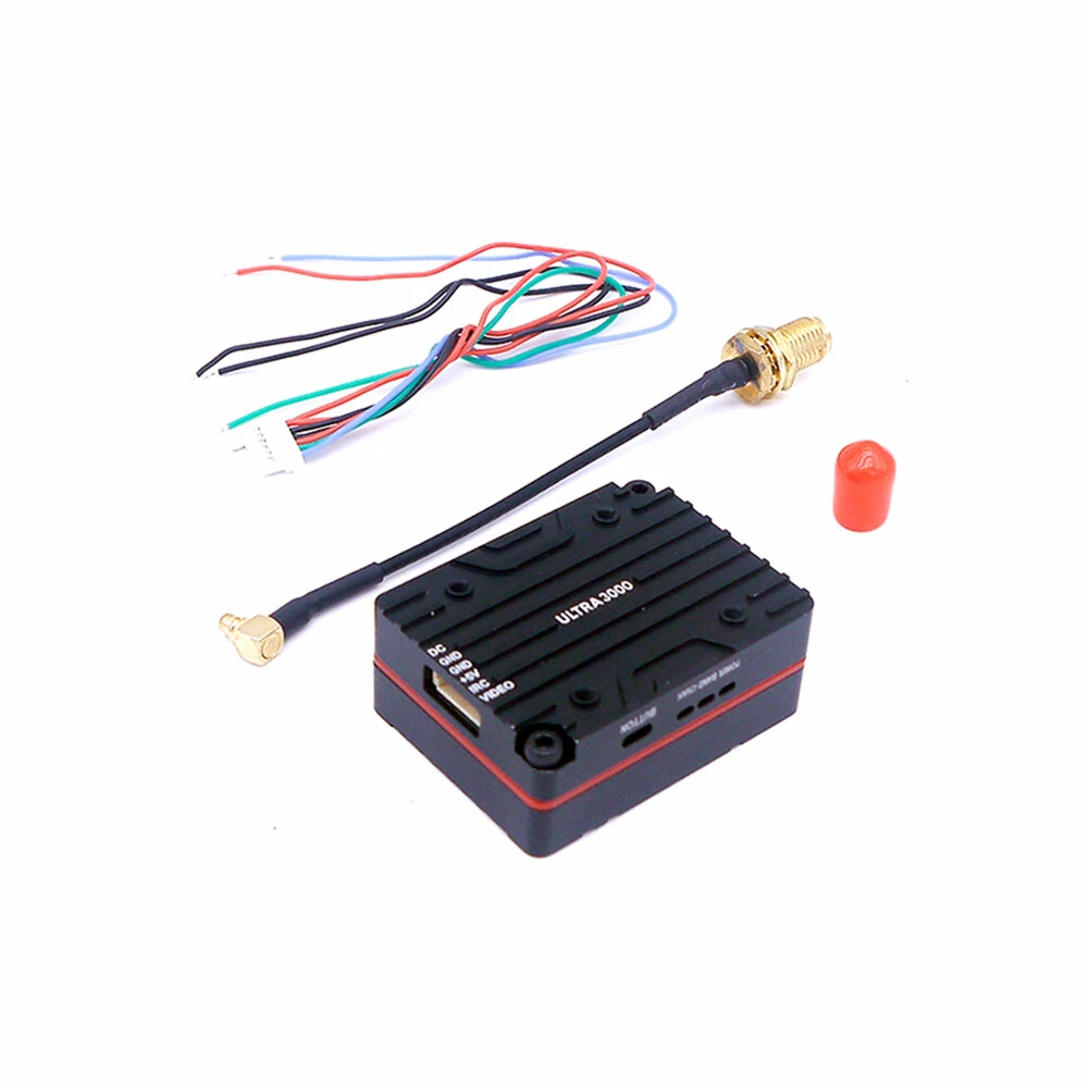 Ultra3000 VTX 4.9G-5.8G 56CH 3W VTX 7~36V Eingang für FPV RC Drohnen