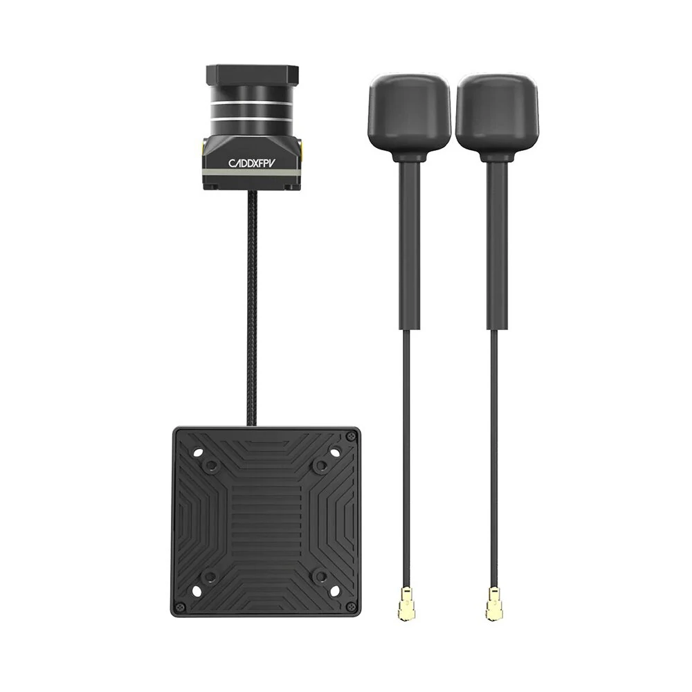 Walksnail Moonlight Kit Ultra HD 5.8Ghz digitales System FPV-Sender Starlight 160 Grad 4K 60fps Kamera mit eingebautem EIS Gyroflow und Dual-LHCP-Antennen für RC Drone Brille X