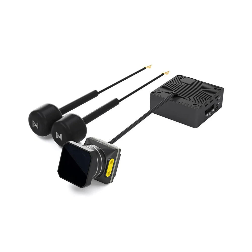 Walksnail Moonlight Kit Ultra HD 5.8Ghz digitales System FPV-Sender Starlight 160 Grad 4K 60fps Kamera mit eingebautem EIS Gyroflow und Dual-LHCP-Antennen für RC Drone Brille X