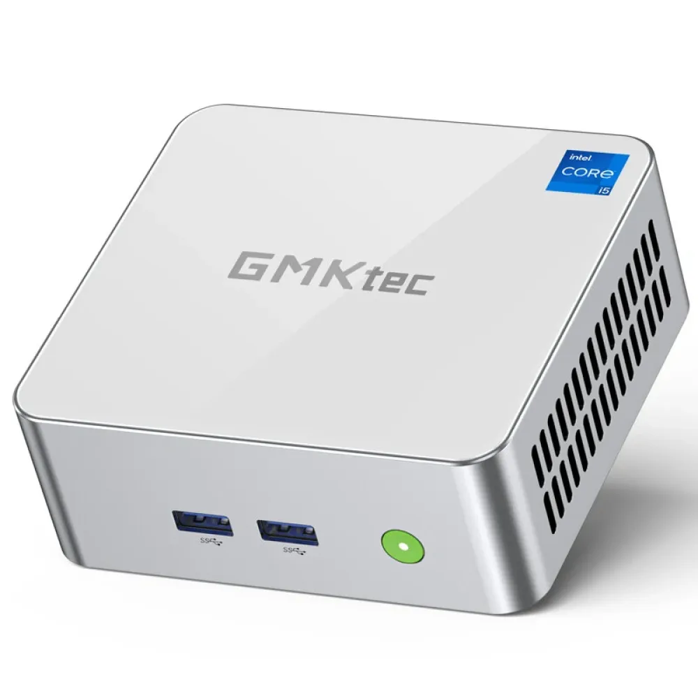 GMKTEC NucBox M3 Mini-PC der 12. Generation mit Intel Kern i5-12450H 8 Kernen und 12 Threads, 16 GB RAM, 1 TB SSD, WIFI6 BT5.2 Dual HD DPPort 4K Triple Display Windows11 Pro Mini Computer