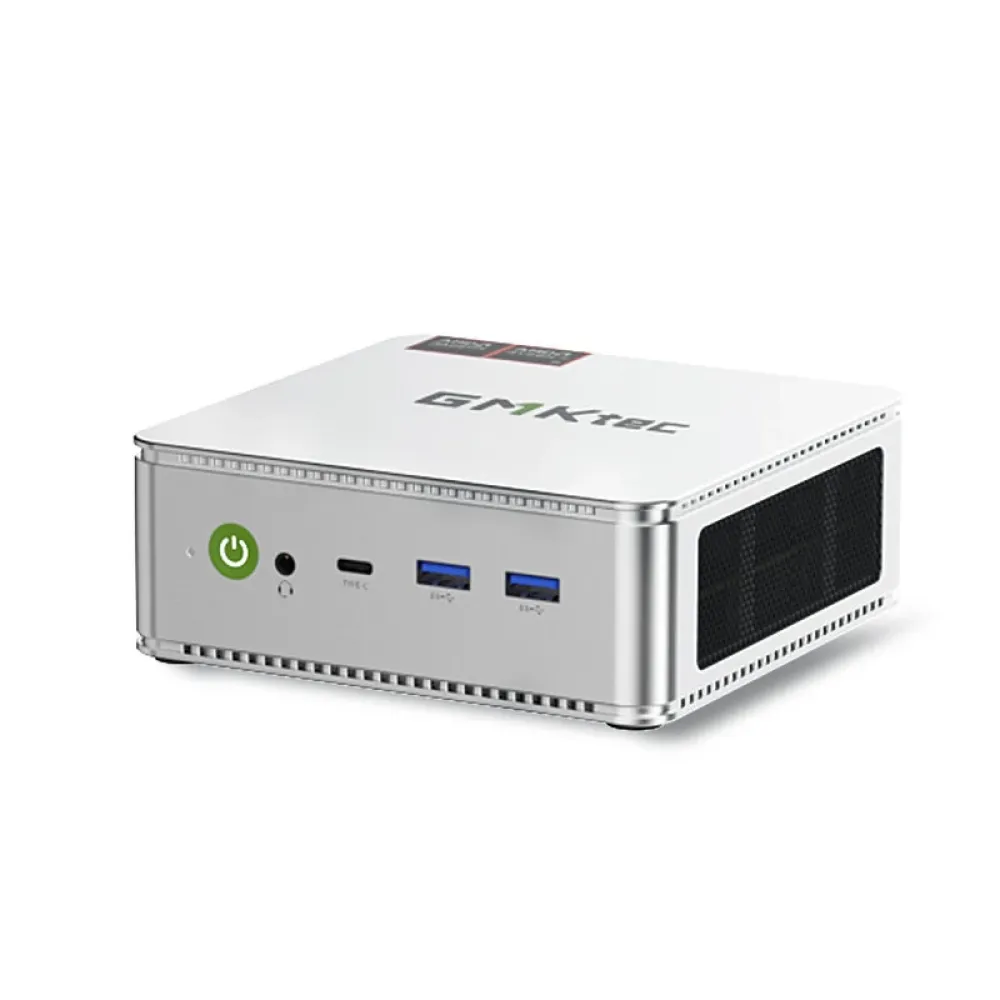 GMKtec K8 AMD Ryzen 7 8845HS 8 Kerne Mini PC 16GB RAM 512GB SSD DDR5/32GB RAM 1TB M.2 PCIe4.0 SSD Windows 11 Pro WIFI 6E BT5.2 HD 4K Dreifach-Bildschirm Mini-Computer