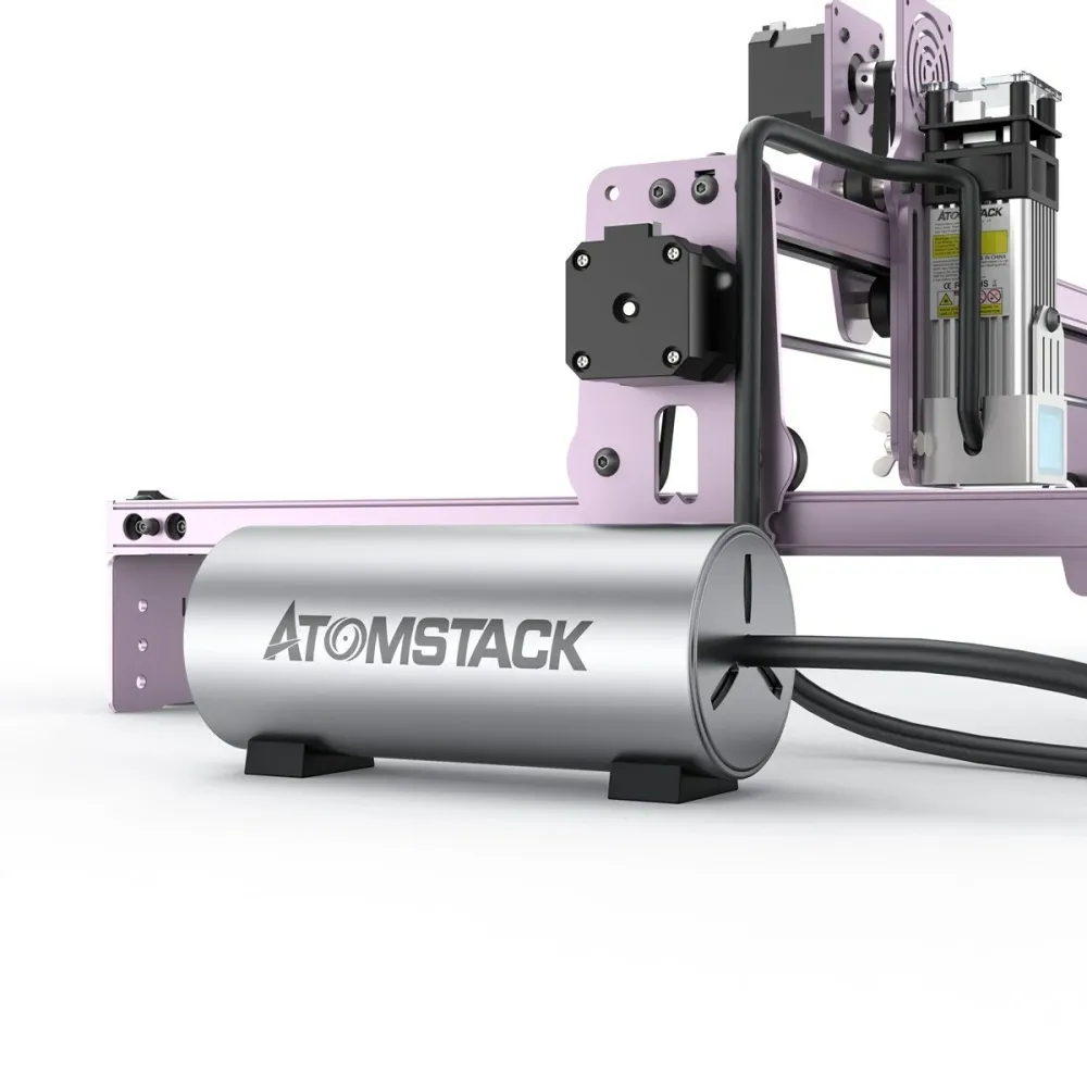 [EU/US Direct] Atomstack F30 Luftunterstützungssystem für Lasergravurmaschine Lasergravur Luftunterstützte Zubehörteile Super Luftstrom