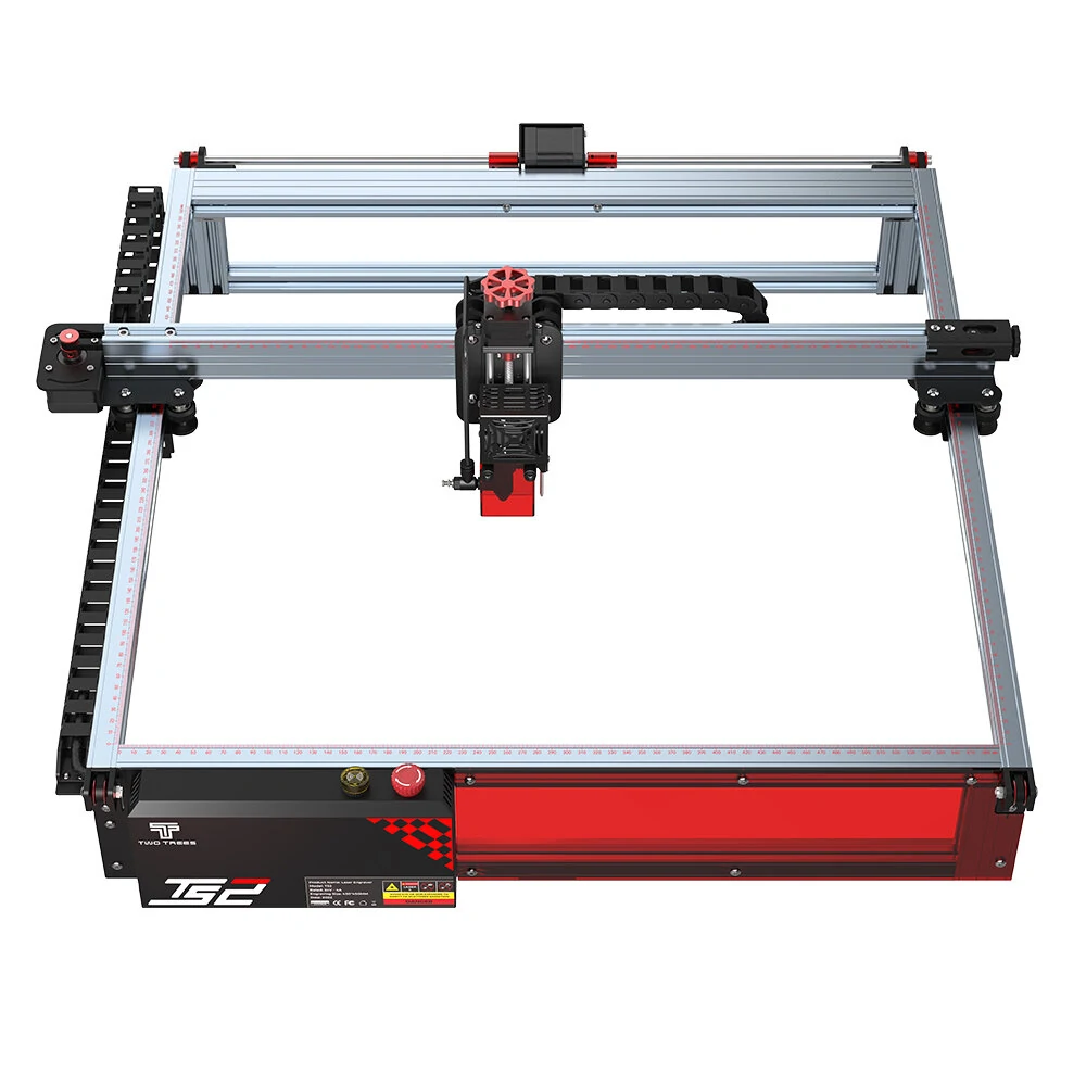 [EU/USA/Vereinigtes Königreich/MX Direkt] TWOTREES® TS2 10W Lasergravierer Professionelle Lasergravurmaschine 450mm*450mm Große Gravurfläche 10W Laserleistung APP-Verbindung Autofokus