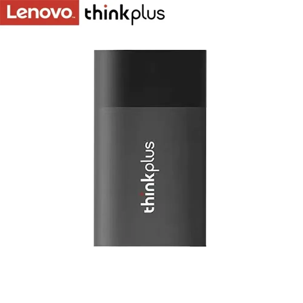 Lenovo thinkplus US202 Portable SSD mit 512 GB, 1 TB, 2 TB. Solid-State-Laufwerk mit USB 3.1 Typ-C High-Speed-Schnittstelle. Geeignet für den Einsatz mit mobilen Geräten und externen Computern.