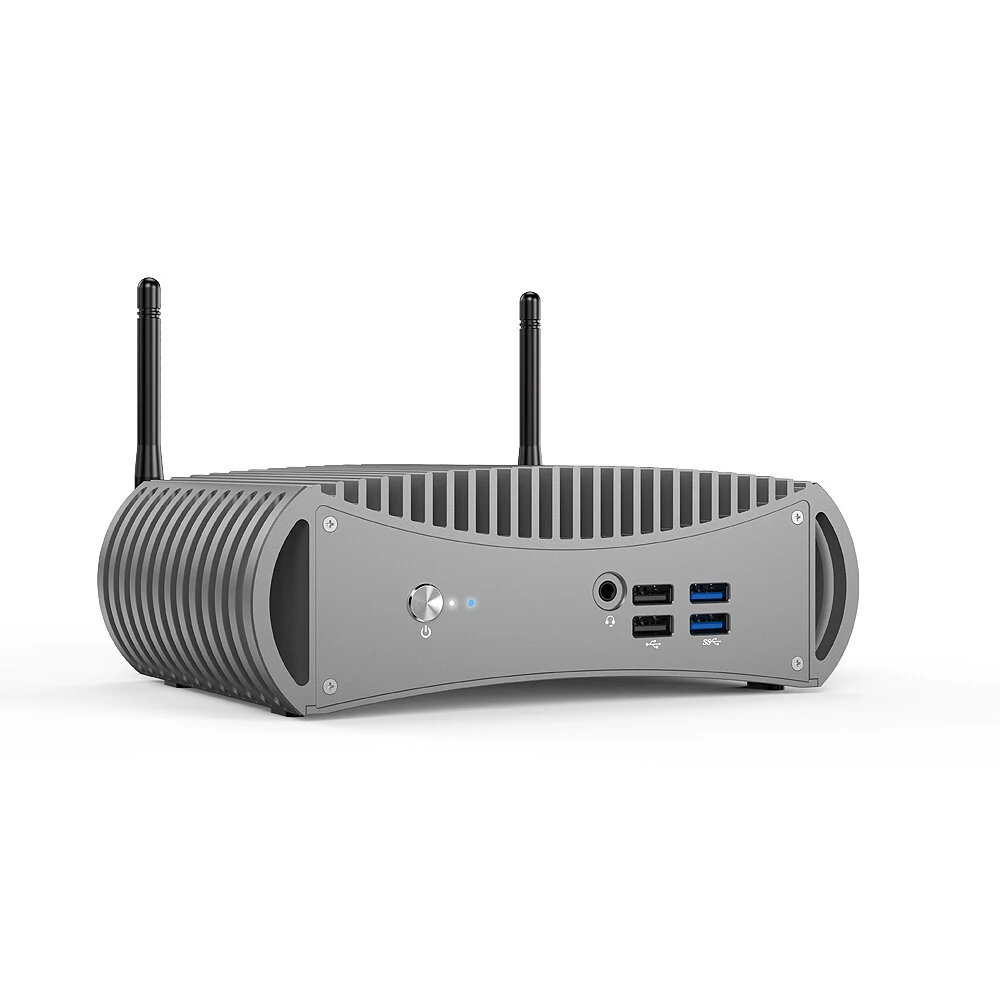 [Lüfterlose Version] NVISEN FU02 Intel Kern I7-1255U Mini PC 16GB/32GB DDR4 512GB/1TB SSD WiFi6 RJ45 1000M LAN Thunderbolt4 4K-Ausgang HD2.0 DPPort Dreifachbildschirm 4K@60Hz Windows11 Mini-Arbeitsstation Computer