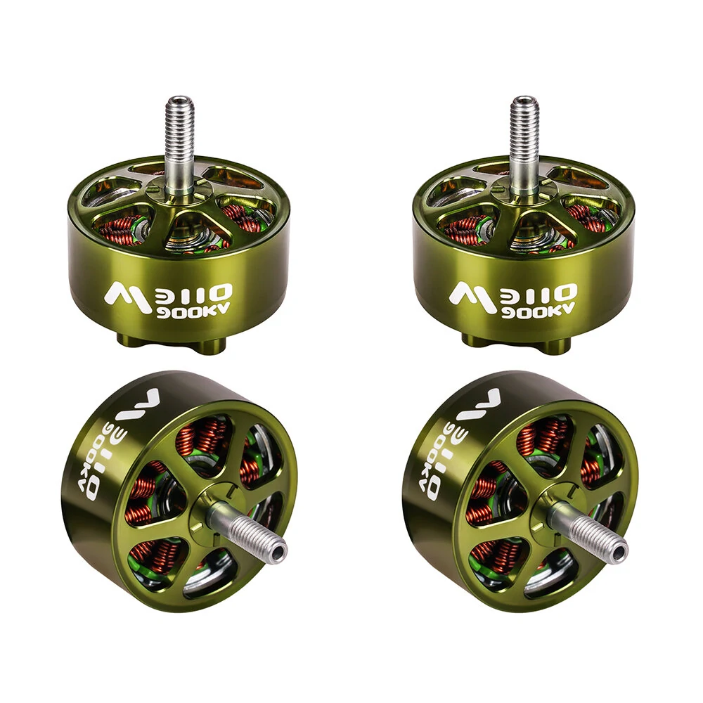 1/4PCS FLASHHOBBY M3110 3110 900KV 3-6S Hochgeschwindigkeits-Brushless-Motor für Chimera CX10 ECO DIY 9-10 Zoll Langstrecken-RC-Drohne FPV Racing