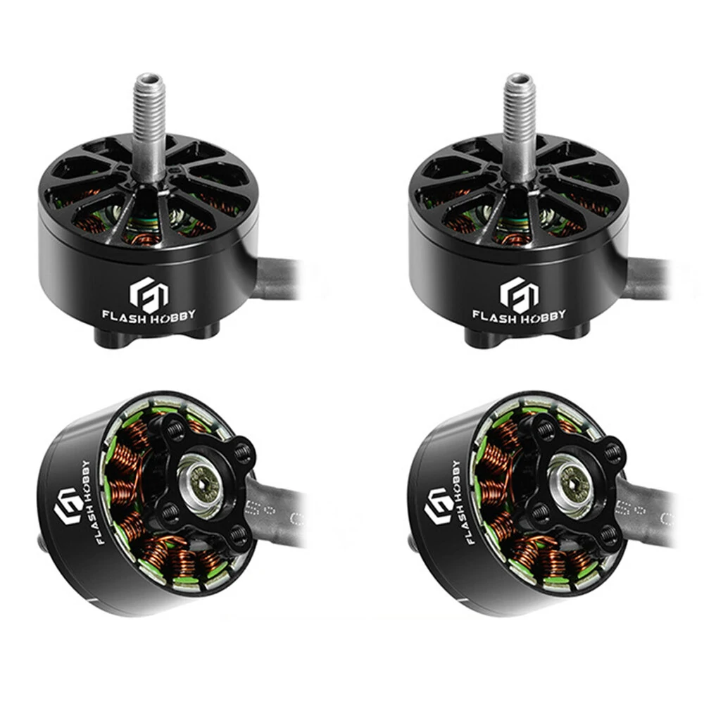 1/4PCS Flashhobby A2810 2810 1100KV 3-6S Bürstenloser Motor mit 5 mm Welle für DIY 7-Zoll-Langstrecken-RC-Drohne FPV-Rennen